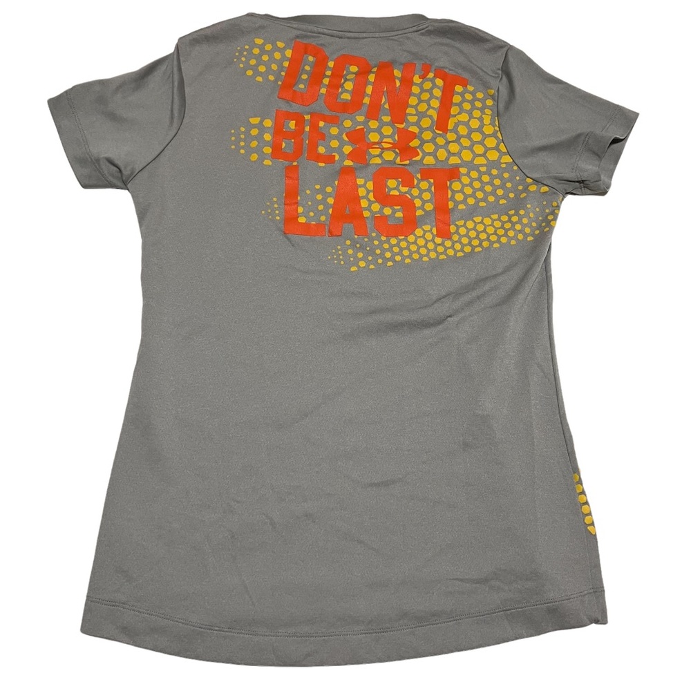 Under Armour Semi Fitted Heat Gear Run "Don't Be Last" Tee